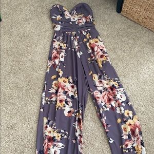 Floral jumpsuit